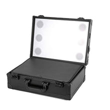 Load image into Gallery viewer, cosmetic case with light large capacity makeup artist professional portable professional light makeup kit cd05 t03
