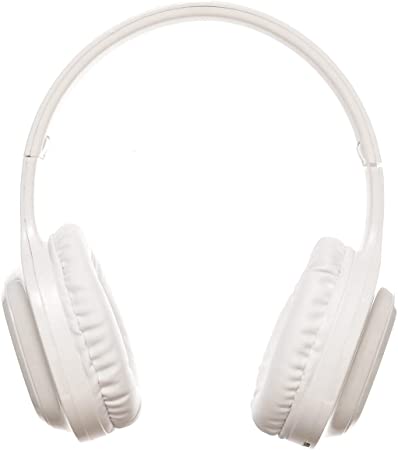moxom mx-wl26 over ear wireless bluetooth headphone stereo, super bass, tf slot, radio, aux - white