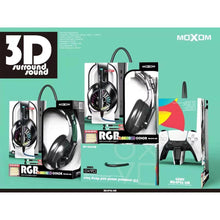 Load image into Gallery viewer, moxom mx-ep26 gm gaming headset 3d surround sound and deep bass
