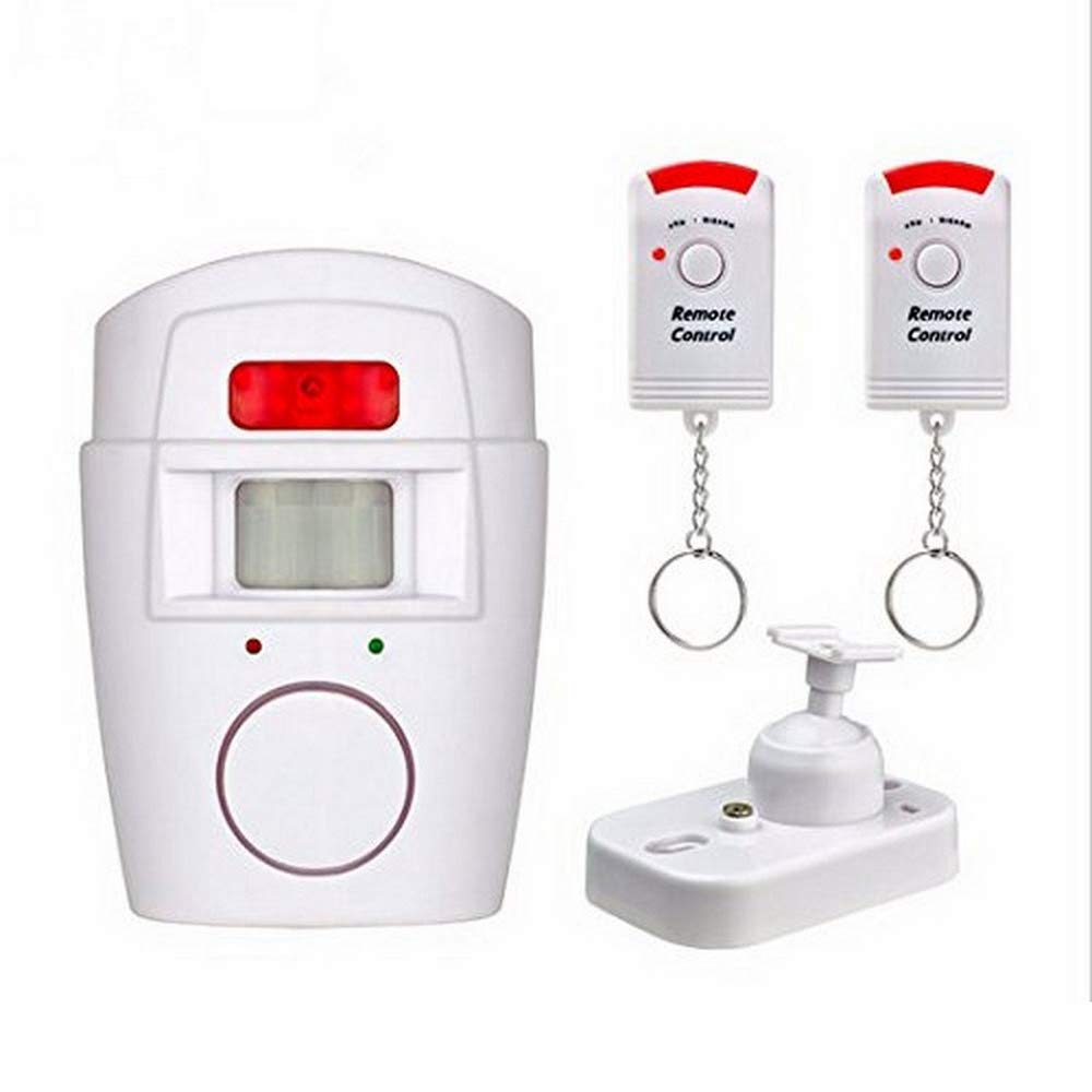 wireless pir mp motion sensor alarm with 2 remote controllers alert infrared sensor anti-theft motion detector for home security