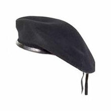 Load image into Gallery viewer, Black) Military Army Soldier Special Forces Berets for Men - 58cm
