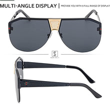 Load image into Gallery viewer, New Shield Gradients Sunglasses Men Women Fashion Trend Luxury Color Lens PC Frame Brand Designer Sun Glasses
