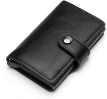 Load image into Gallery viewer, card wallet large capacity pu leather holder pop-up automatic blocking

