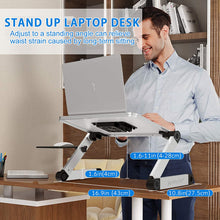 Load image into Gallery viewer, t8 multifunctional folding laptop table
