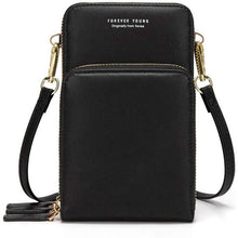Load image into Gallery viewer, women crossbody phone bag small cellphone crossbody purse wallet mini lightweight leather cross body cell phone bag with strap card slots
