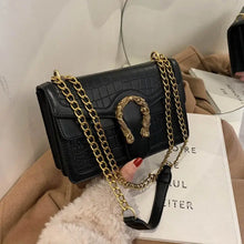 Load image into Gallery viewer, TAGDOT Fashion Metal Chain Small Shoulder Crossbody Bags for Women Handbag Purses Vegan Leather Clutches
