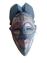 Load image into Gallery viewer, vintage african tikar tribe hand carved wood mask collection
