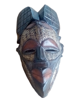 Load image into Gallery viewer, vintage african tikar tribe hand carved wood mask collection

