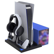 Load image into Gallery viewer, IPEGA PG-P5013 SONY PLAYSTATION 5 COOLING &amp; CHARGING STATION - BLACK
