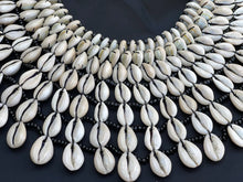 Load image into Gallery viewer, Authentic African Ethnic Cowrie Sea Shell Beaded Collar Bib Necklace Craftsmanship
