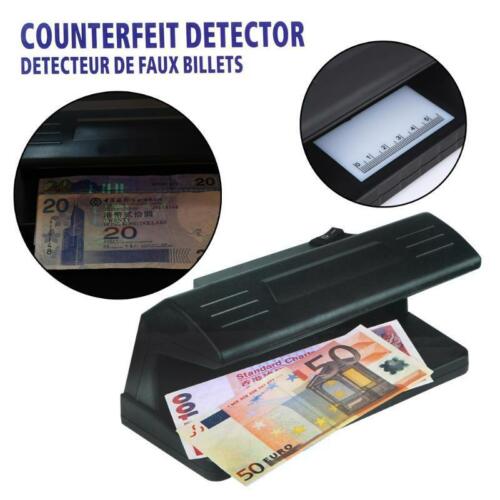  detector machine counterfeit bills notes checker uv ultraviolet fake bank tester