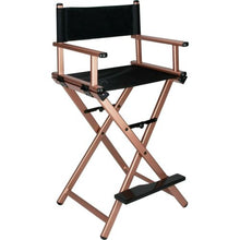 Load image into Gallery viewer,  aluminum lightweight portable professional makeup artist chair by ver beauty
