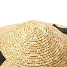 Load image into Gallery viewer, chinese style wide brim sun straw hat for women

