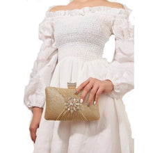 Load image into Gallery viewer, Women Wedding Designer Elegant Shining Clutch Evening Bag
