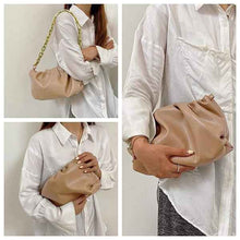 Load image into Gallery viewer, women clutch crossbody dumpling pouch handbag
