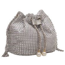 Load image into Gallery viewer, Unisex Adult Rhinestone Shoulder Bag Chain Crossbody Bucket Handbag Purse
