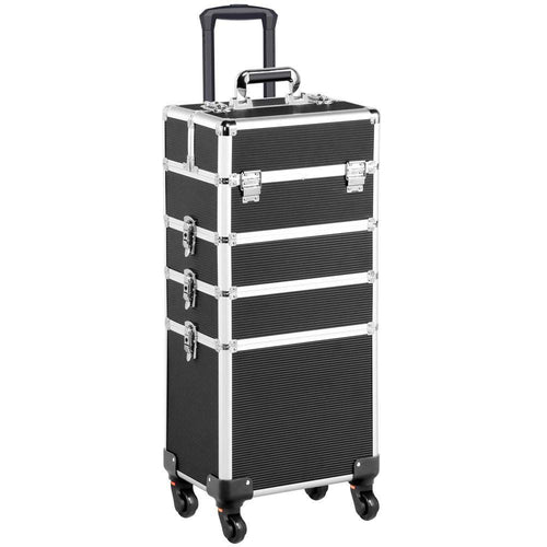 4 in 1 professional makeup trolley nail technician vanity case train case