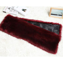 Load image into Gallery viewer, Women Oversized Winter Faux Wrap Fur Scarf Poncho
