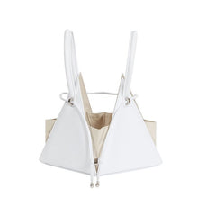 Load image into Gallery viewer, Pyramid Satchel - White
