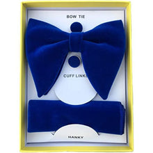 Load image into Gallery viewer, 3 in 1 Oversized Bow Tie Velvet Tuxedo Set
