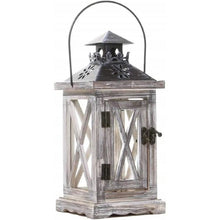 Load image into Gallery viewer, Wooden Candle Lantern Decorative Farmhouse Lanterns

