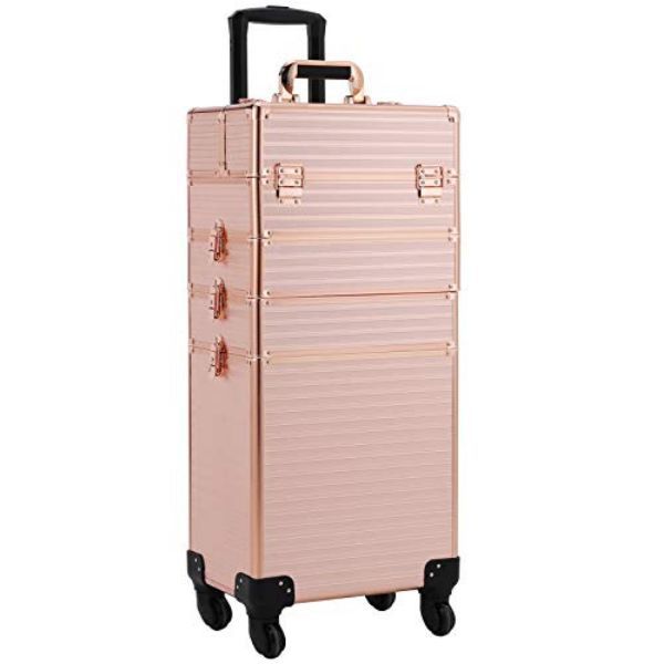 4 in 1 professional makeup trolley case for artists