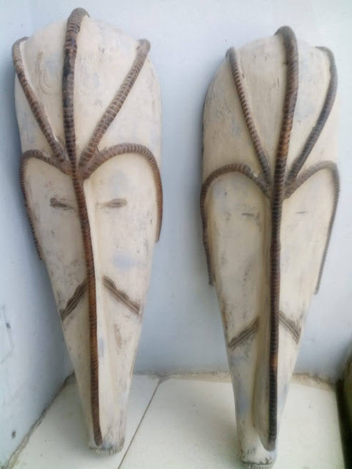 fine african art - drc gabon fang ngil tribal mask